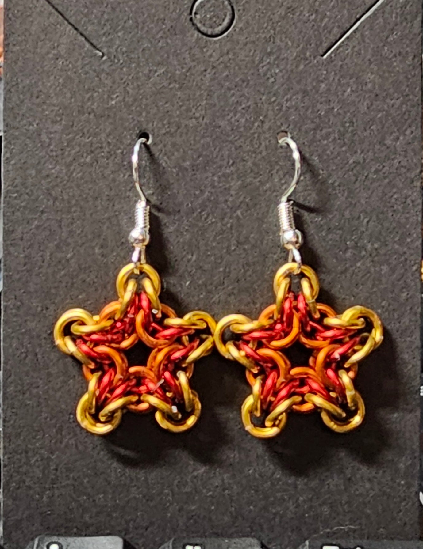 Fire Star Earrings