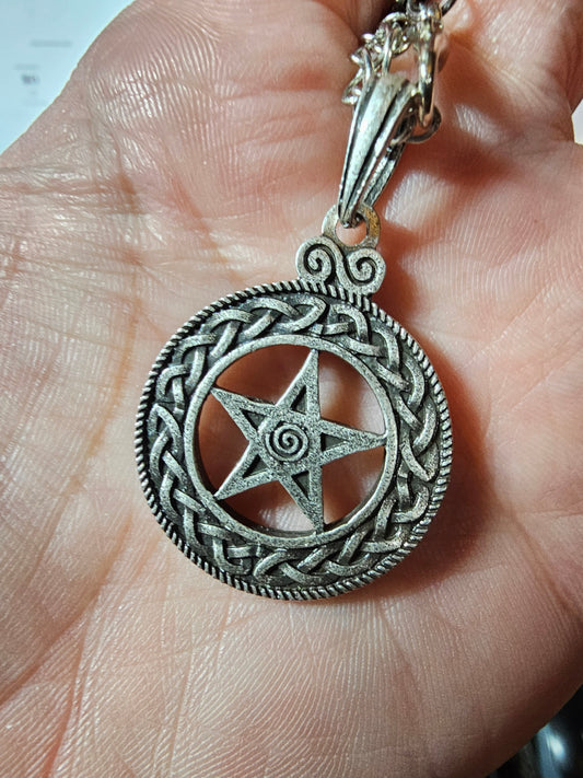 Celtic Pentacle Pendant Necklace