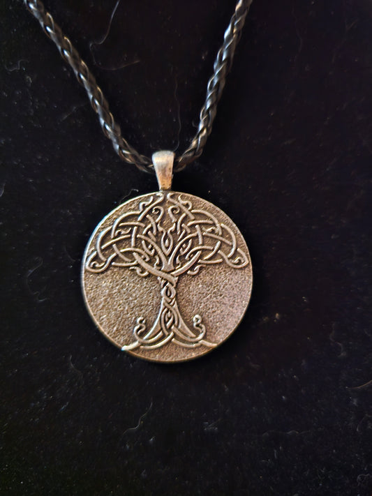 Tree of Life Double Sided Pendant Necklace