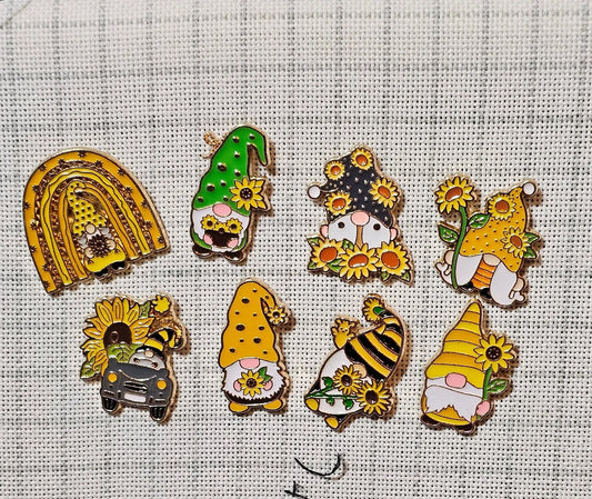 Garden Gnome Magnetic Needle Minder for Embroidery Cross Stitch Needlepoint Diamond Painting Needle Nanny Chose your Gnome