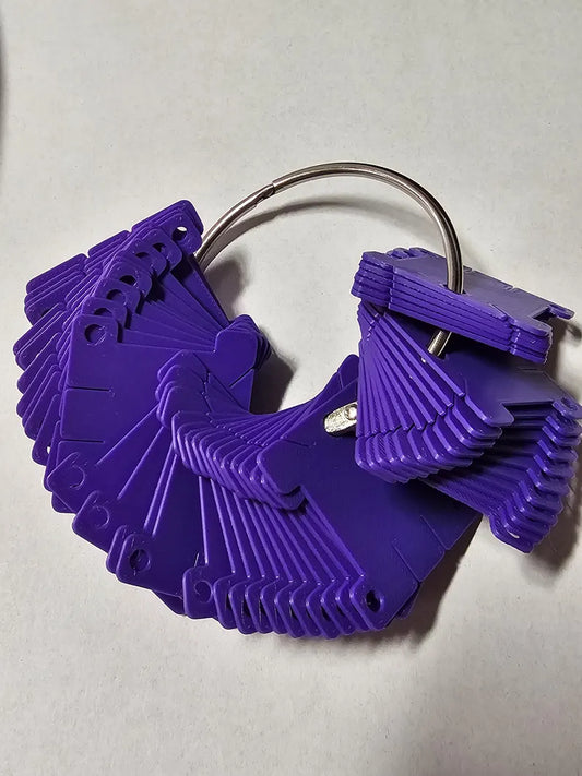 3D Printed Floss Bobbins Set of 12, 25 or 50 3D Printed 1MM  For DMC Floss Cross Stitch, Embroidery thread, Needlepoint
