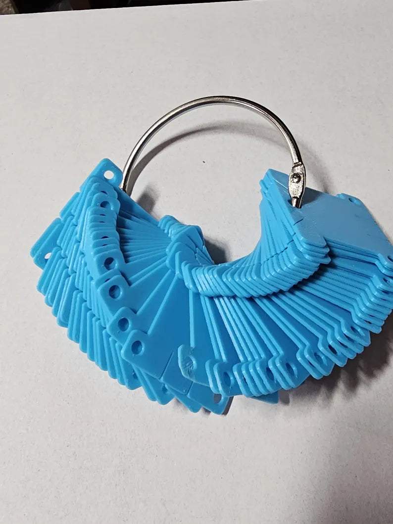 3D Printed Floss Bobbins Set of 12, 25 or 50 3D Printed 1MM  For DMC Floss Cross Stitch, Embroidery thread, Needlepoint